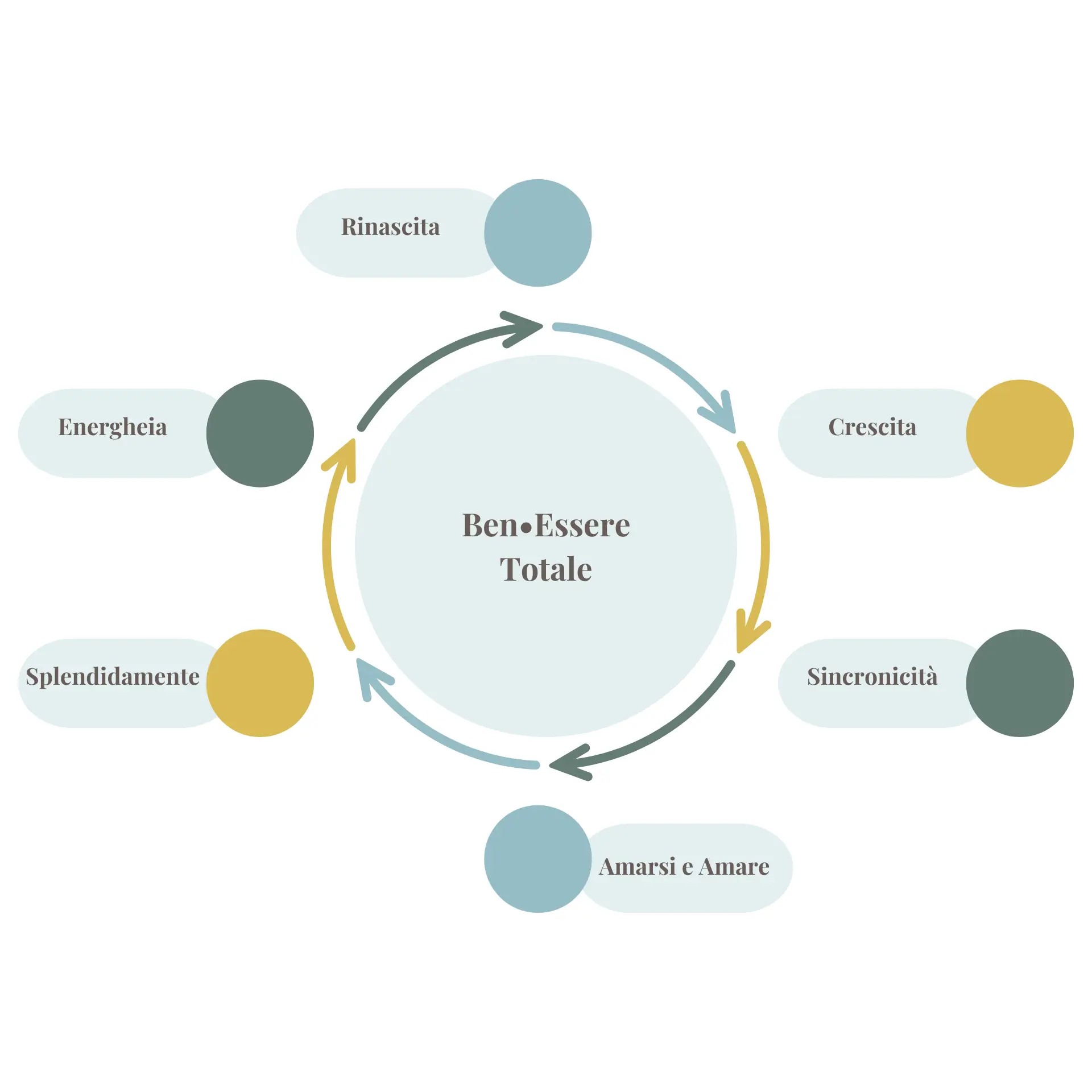 schema del percorso Ben•Essere Totale